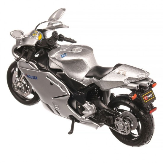 Machetă moto Bburago [1:18] - MV Agusta F4S 1+1 - Silver